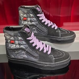 Vans Sk8-Hi Midnight Shift Black Mens 11.5 Womens 13 New